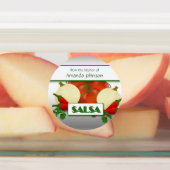 Étiquette alimentaire personnalisé de la canne à s (Apposé)