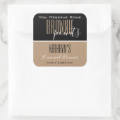 Étiquette alimentaire personnalisé "Points Brownie (Sac)