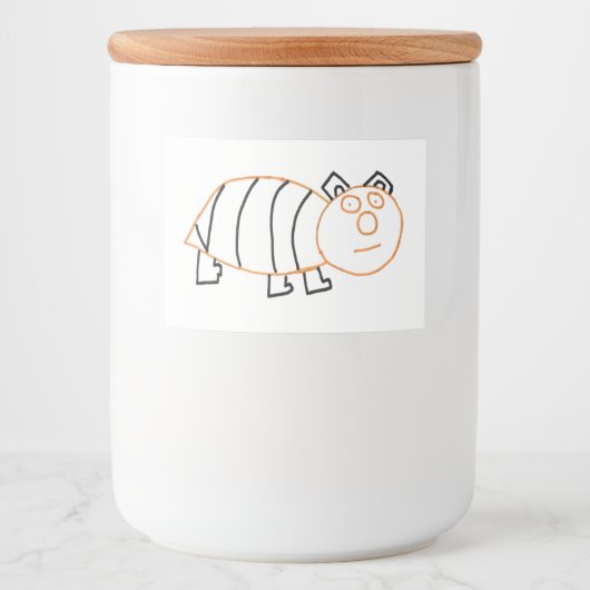 Étiquette alimentaire pour abeilles (Devant)