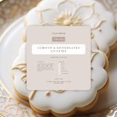 Étiquette alimentaire pour bonbons artisanaux | Ma