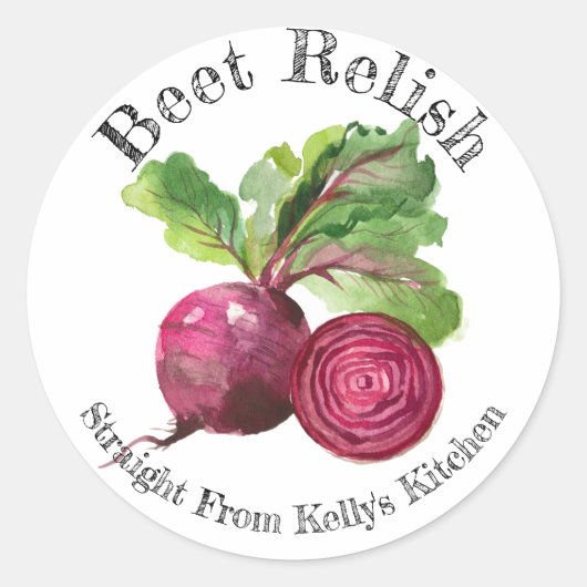 Étiquette alimentaire pour entreprise de mise en c (Devant)