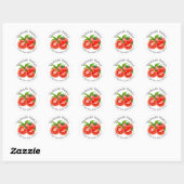 Étiquette alimentaire Sauce Tomate Entreprise de m (Feuille)
