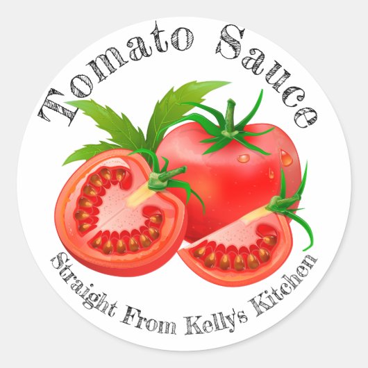 Étiquette alimentaire Sauce Tomate Entreprise de m (Devant)