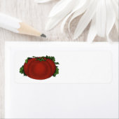 Étiquette Aliments vintages, tomates mûres, légumes et fruit (En situation)