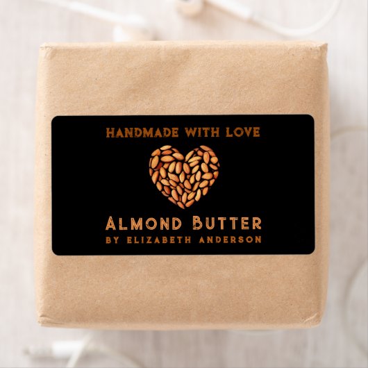 Étiquette Almond (En situation)