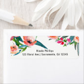 Étiquette Aloha Tropical floral Chic de mariage d'été (En situation)