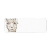 Étiquette "Alpacas" (Devant)