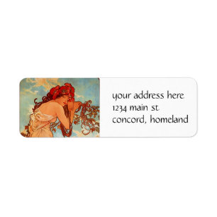 Étiquette Alphons Mucha été