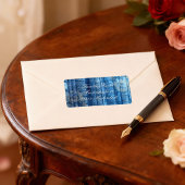 Étiquette Alte Bücher - goldene Ornamente - blau |