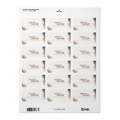 Étiquette Always and for Eternity Wedding Address (Feuille entière)