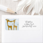 Étiquette Amateurs de girafe adorables (En situation)