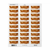 Étiquette Amber Brandy Abstrait Ink Mariage ID1089 (Feuille entière)