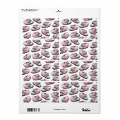 Étiquette Ambulance (Feuille entière)