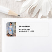 Étiquette Amedeo Modigliani - Petite fille en bleu (En situation)