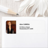 Étiquette Amedeo Modigliani - Portrait d'une femme (En situation)