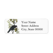 Étiquette American Crow, John James Audubon (Devant)