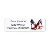 Étiquette American Flag Fashion Pumps (Devant)