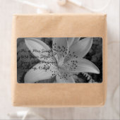 Étiquette American Tiger Lily (En situation)