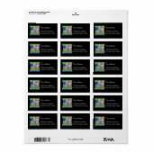 Étiquette Amérique de l'environnement (Feuille entière)