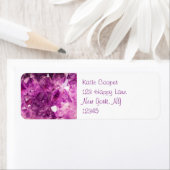 Étiquette Améthyst Gemstone Image Shiny and Sparkly (En situation)