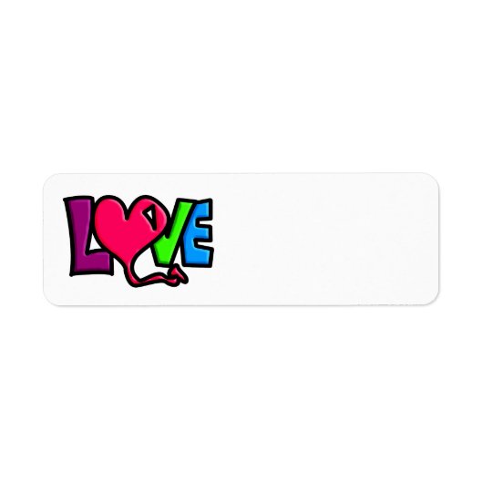 Étiquette Amour (Devant)