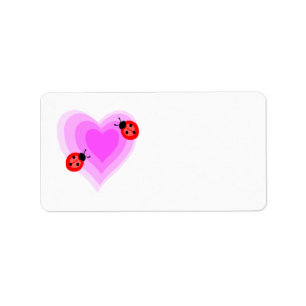 Étiquette Amour de coccinelle