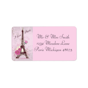 Étiquette Amour Paris de l'adresse Labels/I