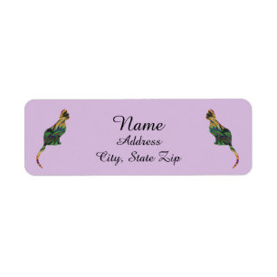 Étiquette Amoureux des chats Marbré Striped Sitting Animal K
