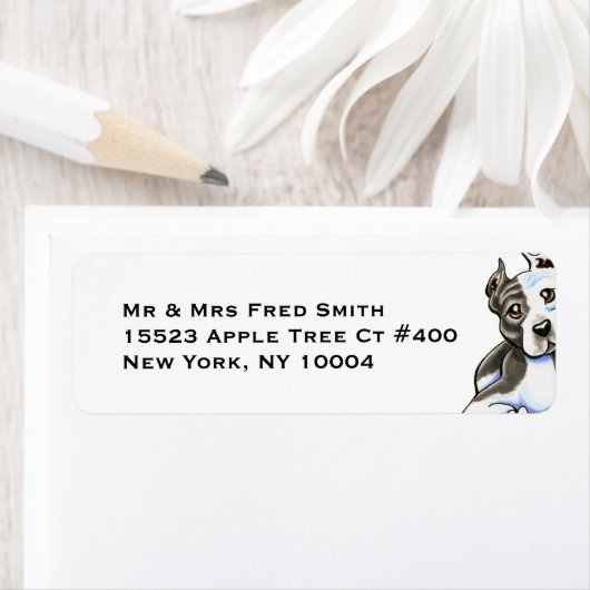 Étiquette Amstaff Lean Custom (En situation)