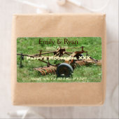 Étiquette Amusant, Country Western, Bière / Vin (En situation)