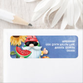 Étiquette Amusant Summer Gnome Famille Réunion (En situation)