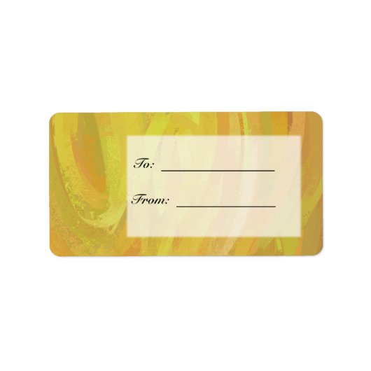 Étiquette Ananas (Devant)