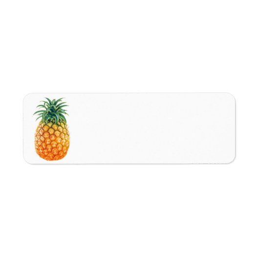 Étiquette Ananas (Devant)