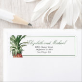 Étiquette Ananas élégant moderne chic (En situation)