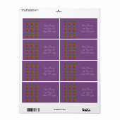 Étiquette Ananas Thunder_Cove (Feuille entière)