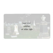 Étiquette Ancien cimetière (Devant)