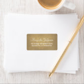 Étiquette Ancien Mariage rustique (En situation)