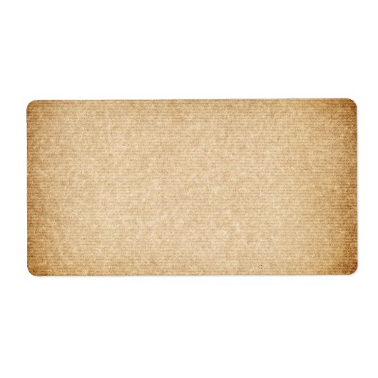 Étiquette Ancien Papier D'Emballage Avec Des Bandes Pour Arr (Devant)
