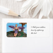 Étiquette Ange d'automne (En situation)