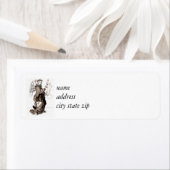 Étiquette Ange de l'Annonciation fin 1400 (En situation)