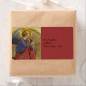 Étiquette Angel en or (En situation)