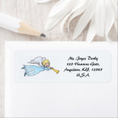 Étiquette Angel et corne modifiables (En situation)