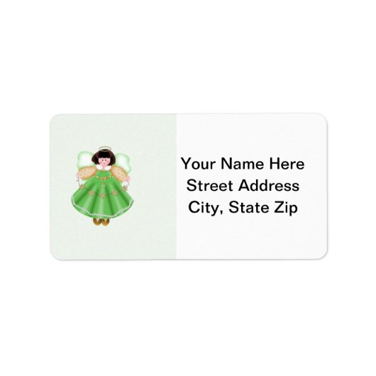 Étiquette Angel (vert) (Devant)