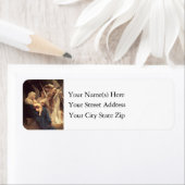 Étiquette Angels Serenade Marie et bébé Jésus Noël (En situation)