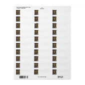 Étiquette Anges Offrant Des Cadeaux (Feuille entière)