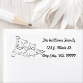 Étiquette animal (En situation)