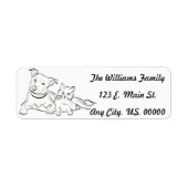 Étiquette animal (Devant)