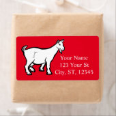 Étiquette Animal de chèvre Thunder_Cove (En situation)