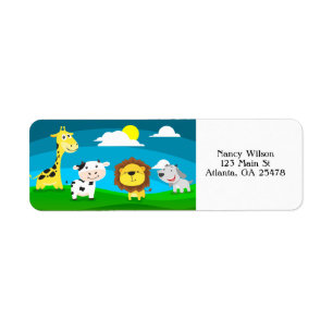 Étiquette Animaux caricaturaux