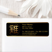 Étiquette Année de classement 2017 Retourner l'adresse Étiqu (En situation)